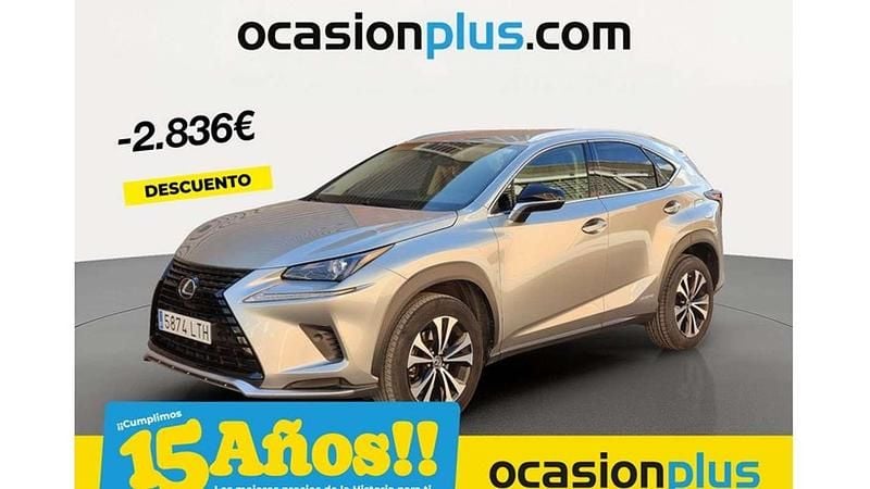 Plateado Usado 2021 Lexus NX300h SUV | 28.364 € (Super precio) - Imagen 1/4