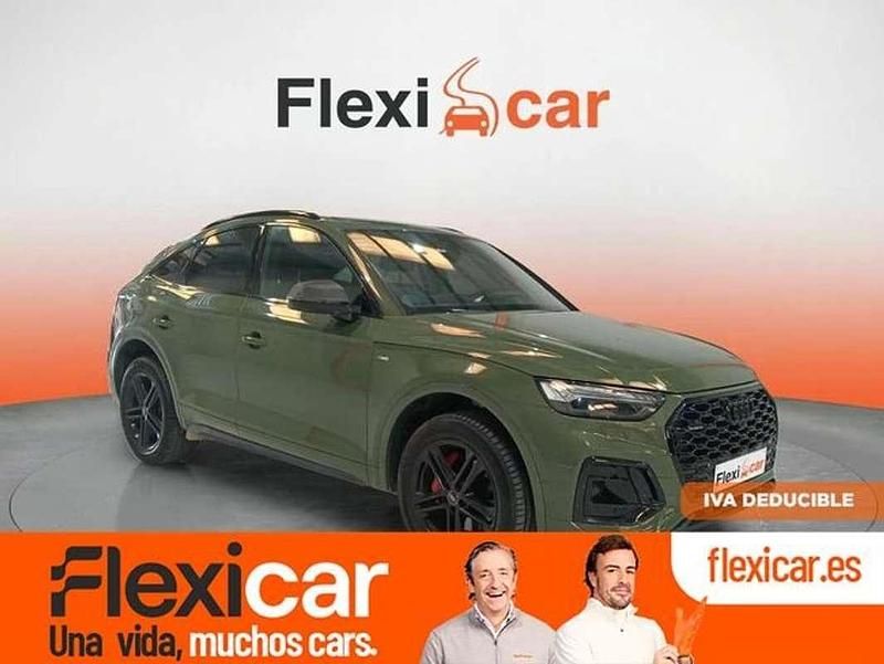 Verde Usado 2022 Audi Q5 S-line plus SUV | 35.990 € (Buen precio) - Imagen 1/4