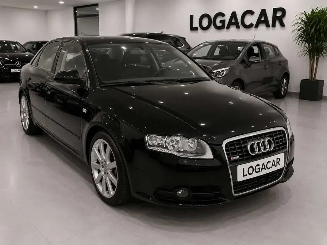 Usado Audi A4 S-Line 170 CV (125 kW) 2007 Negro Berlina