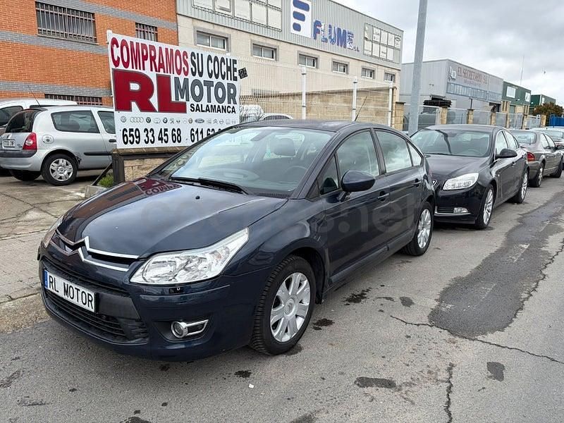 Usado Citroën C4 Exclusive 110 CV (80 kW) 2009 Azul Berlina