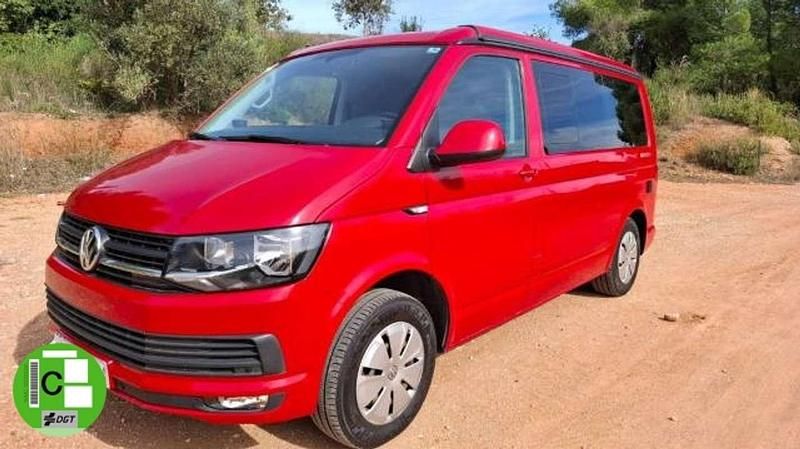 Usado VW California California 150 CV (110 kW) 2017 Rojo Van