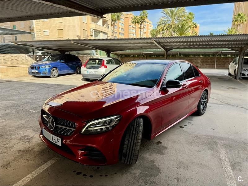 Usado Mercedes C200 184 CV (135 kW) 2020 Granate Berlina