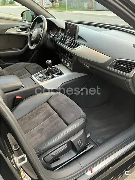 Usado Audi A6 S-Line 204 CV (150 kW) 2014 Negro Familiar