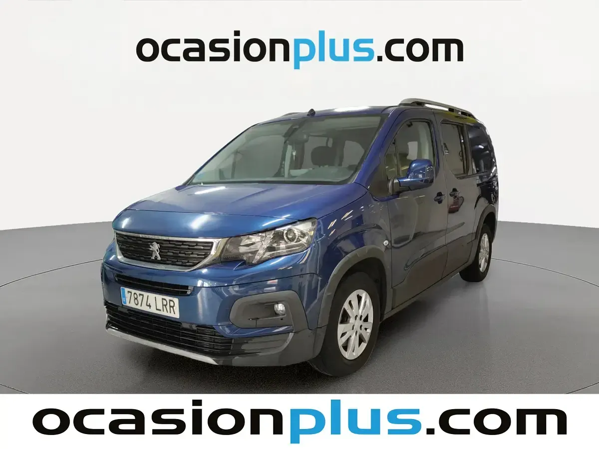 Usado Peugeot Rifter Allure 130 CV (95 kW) 2021 Azul Monovolumen