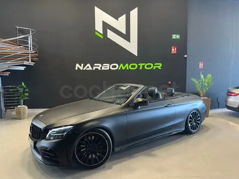 Usado Mercedes C43 AMG 390 CV (286 kW) 2020 Negro Descapotable