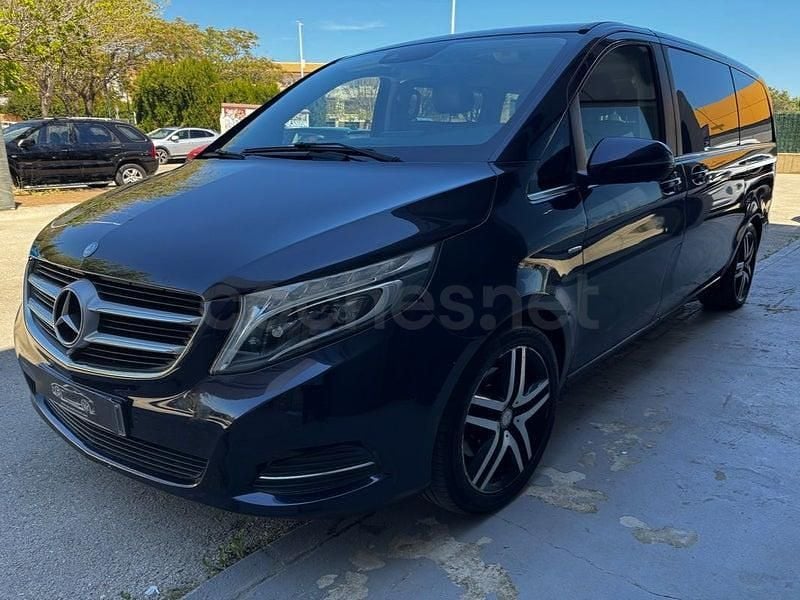 Usado Mercedes V250 Exclusive 190 CV (139 kW) 2016 Azul Monovolumen
