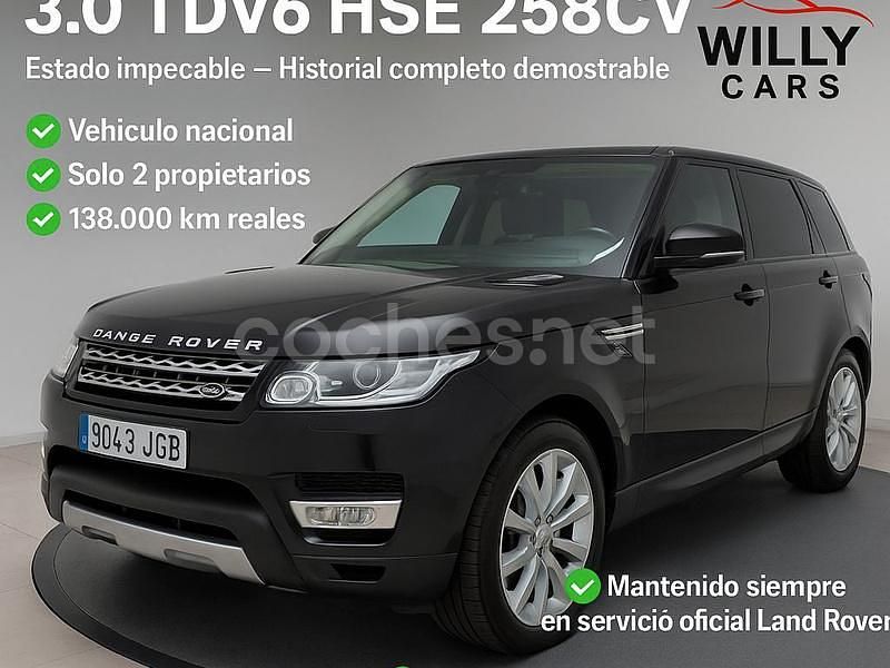 Negro Usado 2015 Land Rover Range Rover HSE SUV | 22.500 € - Imagen 1/4