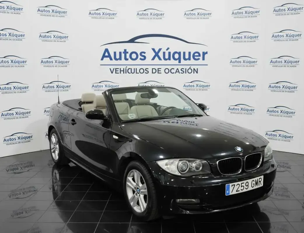 Usado BMW 120 Cabriolet 177 CV (130 kW) 2009 Negro Descapotable