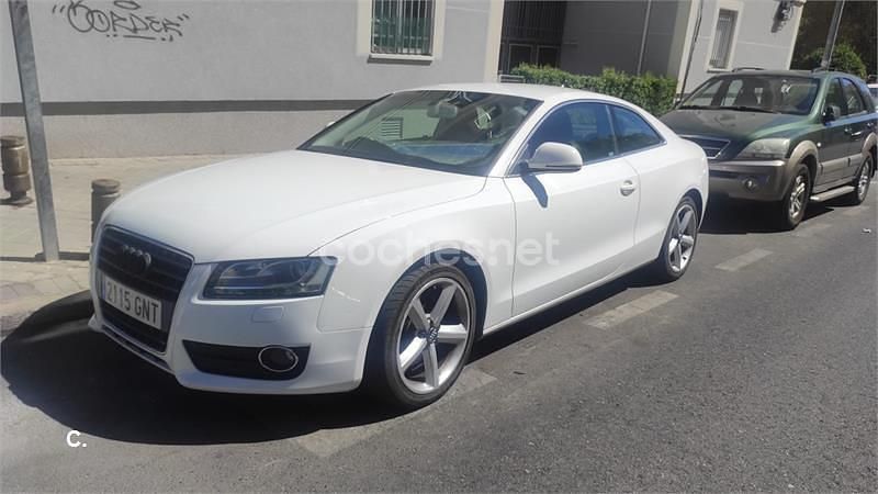 Usado Audi A5 190 CV (139 kW) 2009 Blanco Coupe