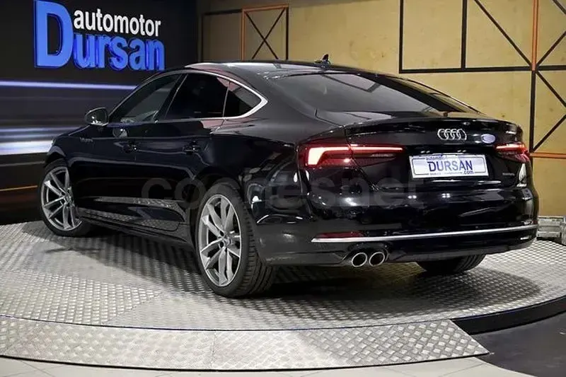 Usado Audi A5 Sportback S-Line 218 CV (160 kW) 2018 Negro Utilitario