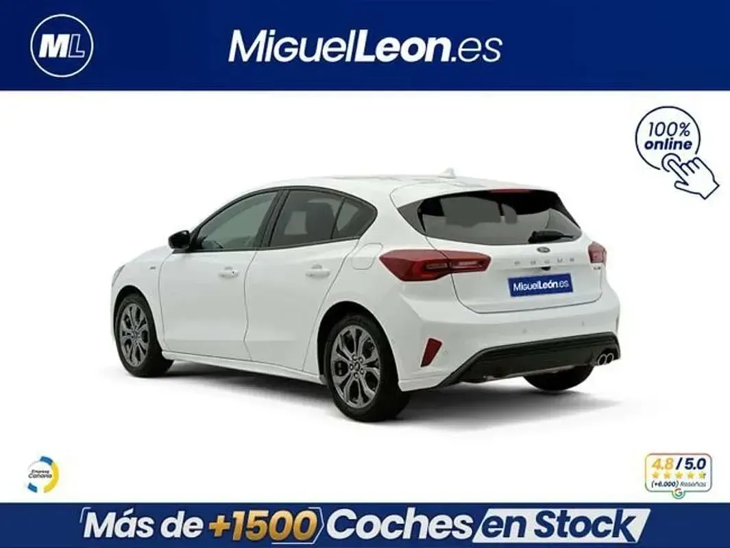 Usado Ford Focus ST-Line 125 CV (91 kW) 2023 Blanco Berlina