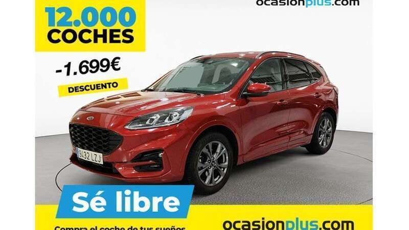 Rojo Usado 2022 Ford Kuga ST-Line SUV | 16.273 € (Super precio) - Imagen 1/4
