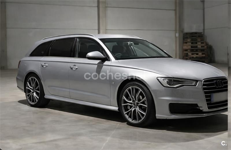 Usado Audi A6 Advanced 190 CV (139 kW) 2015 Gris / plata Familiar