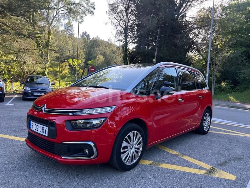 Rojo Usado 2019 Citroën C4 SpaceTourer Shine Monovolumen | 12.800 € (Precio justo) - Imagen 1/4