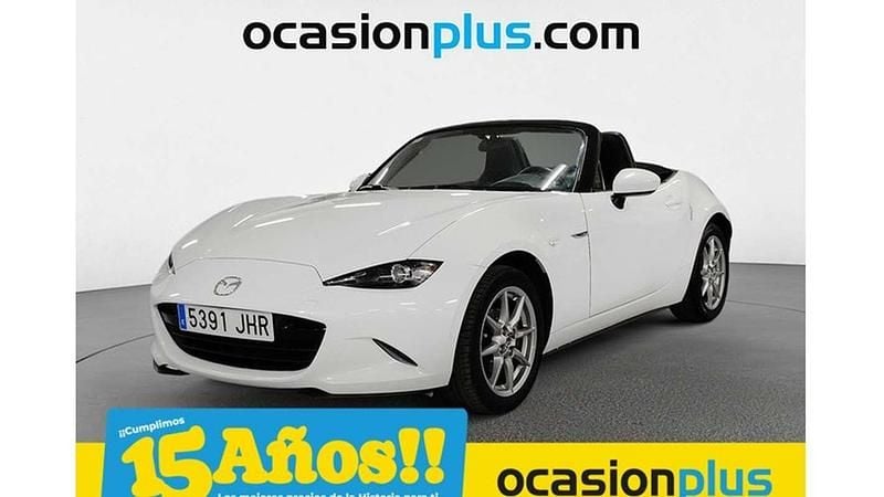 Blanco Usado 2015 Mazda MX5 Style Descapotable | 16.450 € (Un poco caro) - Imagen 1/4