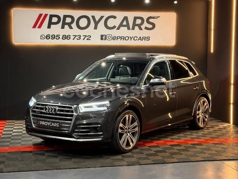 Usado Audi SQ5 354 CV (260 kW) 2018 Gris / plata SUV
