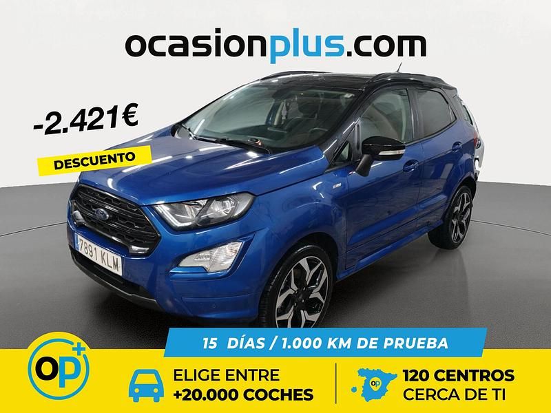 Usado Ford Ecosport ST-Line 140 CV (102 kW) 2018 Azul SUV