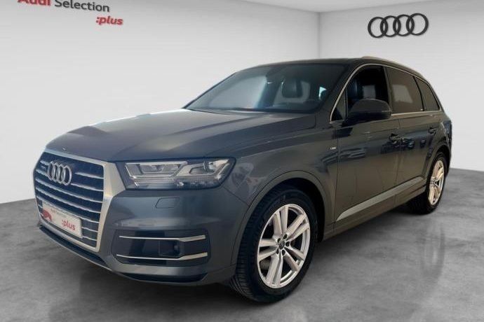 Gris Usado 2018 Audi Q7 Sport SUV | 44.900 € (Caro) - Imagen 1/4