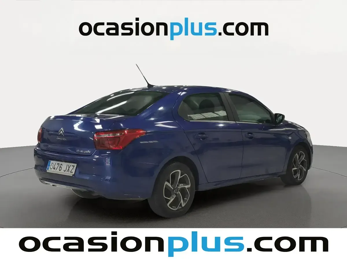 Usado Citroën C-Elysee I Shine 100 CV (73 kW) 2017 Azul Berlina