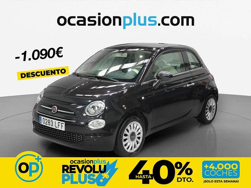 Usado Fiat 500 Lounge 69 CV (50 kW) 2020 Negro Utilitario