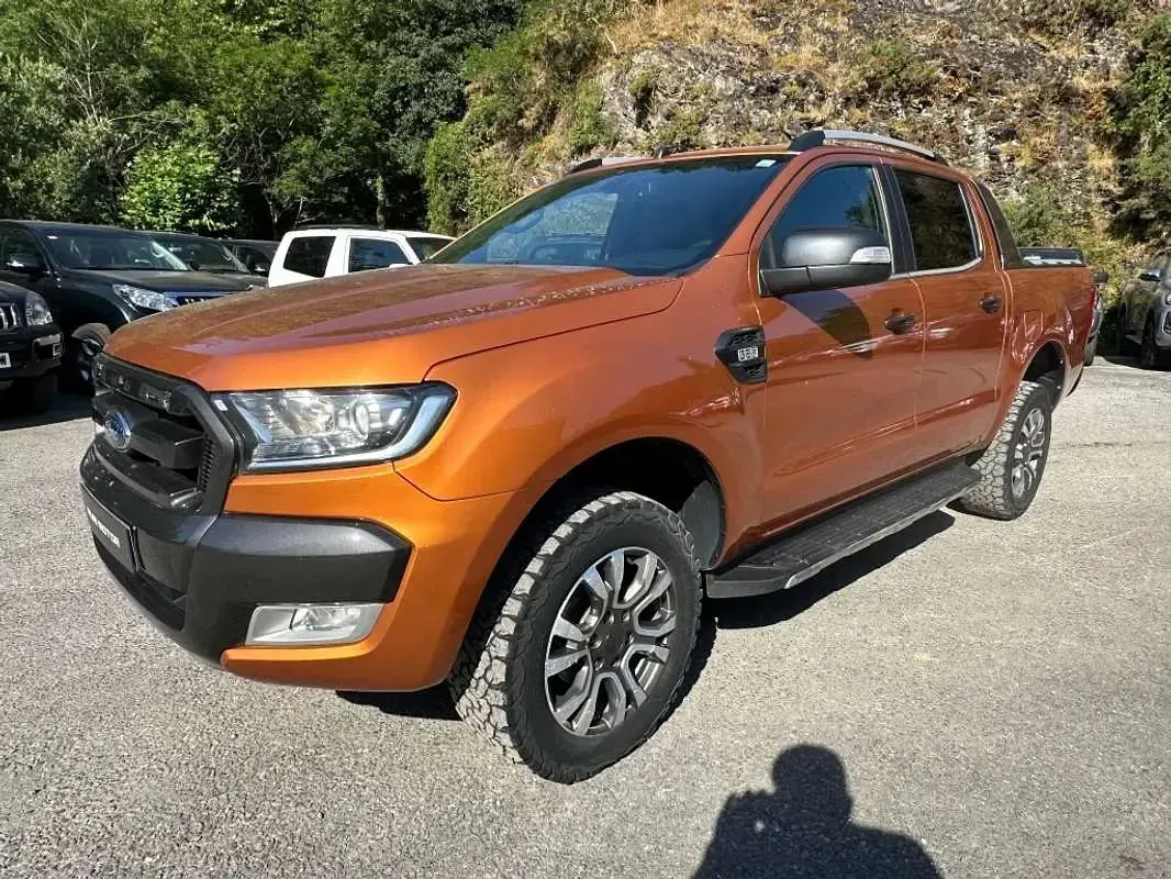 Usado Ford Ranger Wildtrack 200 CV (147 kW) 2017 Naranja Pickup/Camioneta