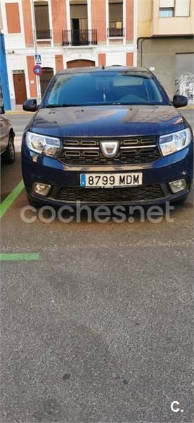 Azul Usado 2017 Dacia Logan Ambiance Berlina | 6500 € (Precio justo) - Imagen 1/4
