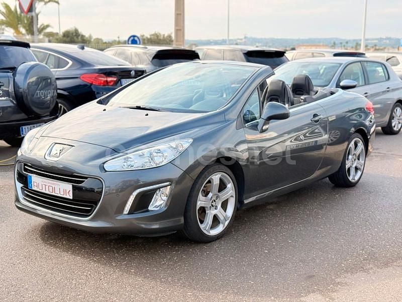 Gris / plata Usado 2011 Peugeot 308 CC Sport Descapotable | 9990 € (Un poco caro) - Imagen 1/4