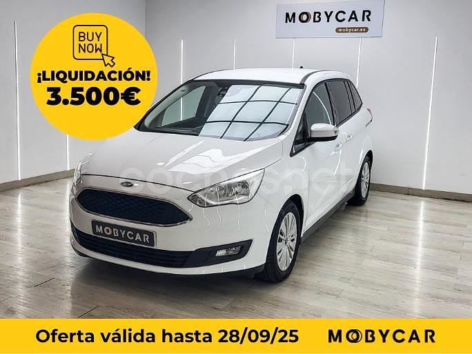 Blanco Usado 2019 Ford Grand C-Max Trend+ Monovolumen | 14.595 € (Precio justo) - Imagen 1/4