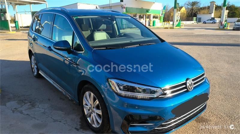 Azul Usado 2019 VW Touran Sportline Monovolumen | 25.490 € (Precio justo) - Imagen 1/4