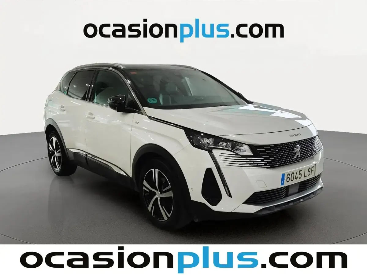 Usado Peugeot 3008 GT 130 CV (95 kW) 2021 Blanco SUV
