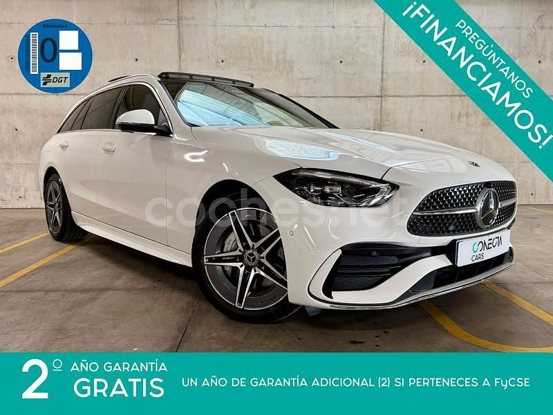 Blanco Usado 2023 Mercedes C300e Familiar | 43.990 € (Precio justo) - Imagen 1/4