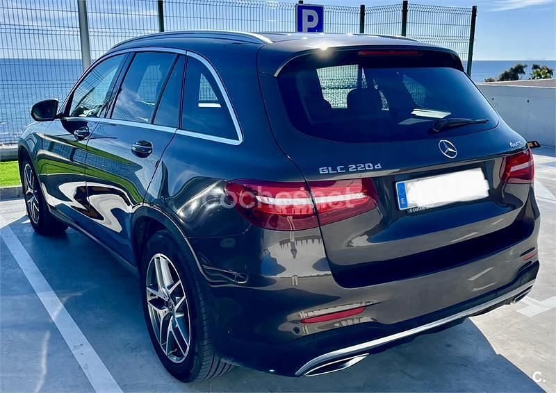 Usado Mercedes GLC220 AMG line 170 CV (125 kW) 2017 Marrón SUV