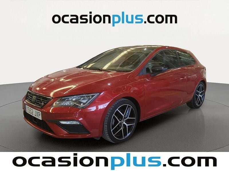Usado Seat Leon SC FR 184 CV (135 kW) 2017 Rojo Utilitario