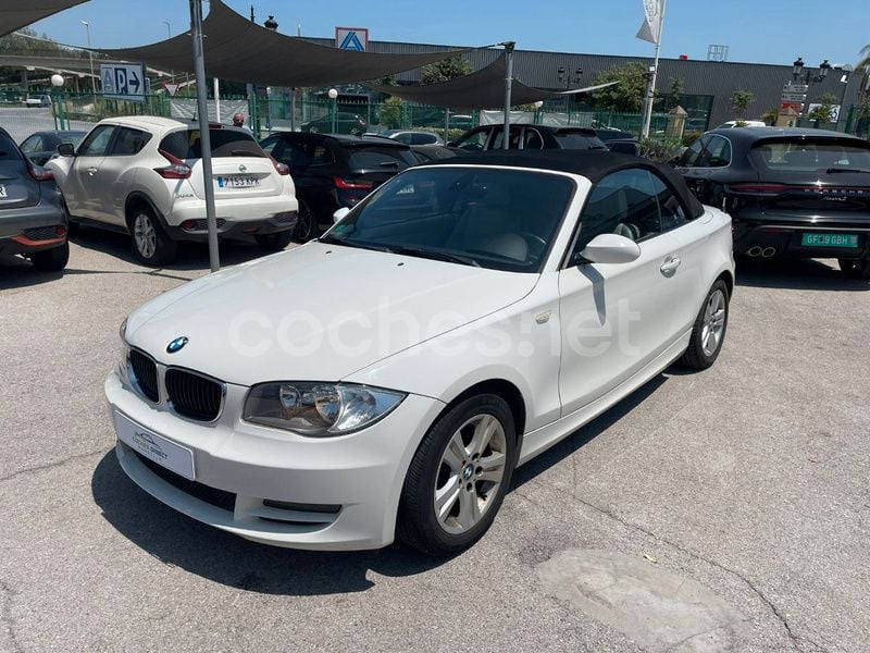 Blanco Usado 2008 BMW 120 Cabriolet Descapotable | 13.950 € (Precio justo) - Imagen 1/4