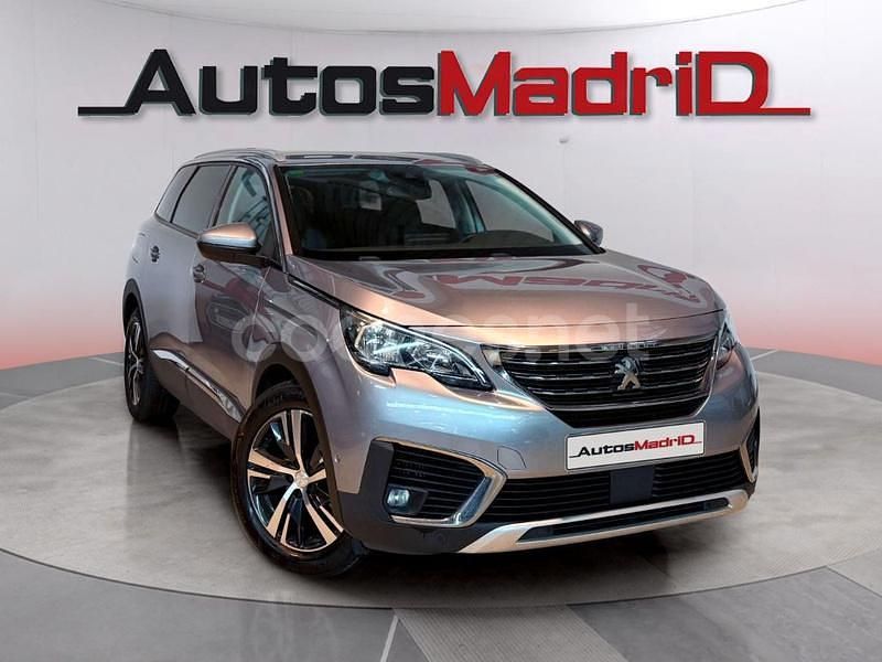 Gris / plata Usado 2019 Peugeot 5008 Allure Monovolumen | 18.990 € (Un poco caro) - Imagen 1/4