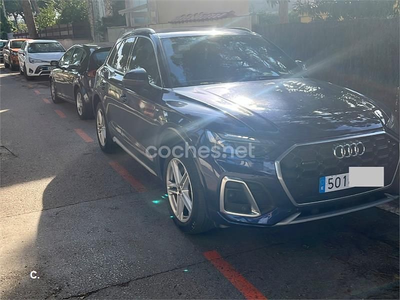 Usado Audi Q5 S-Line 204 CV (150 kW) 2021 Azul SUV