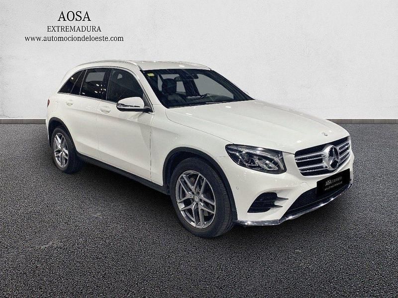 Usado Mercedes GLC250 AMG line 207 CV (152 kW) 2016 Blanco SUV