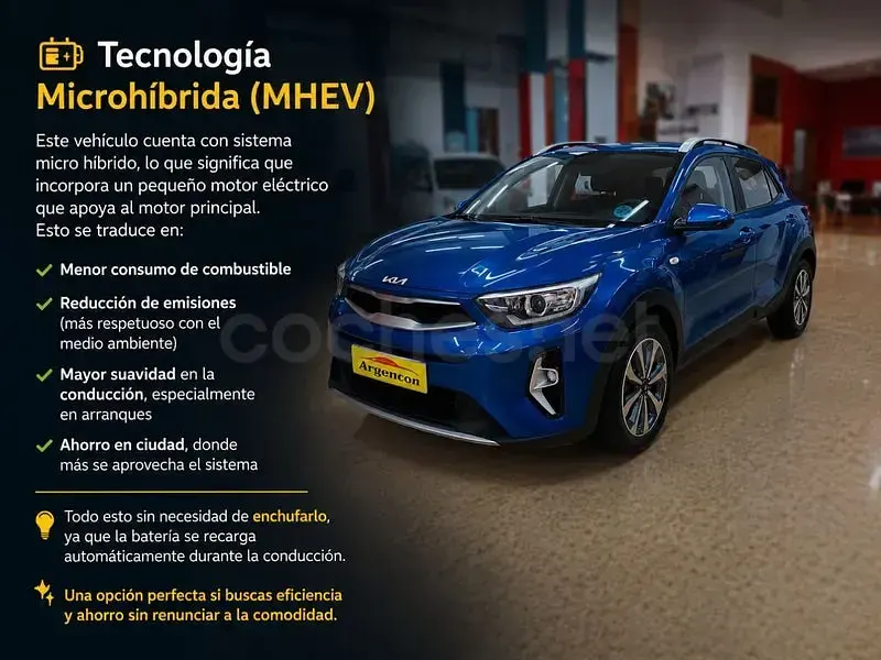 Usado Kia Stonic 100 HP (73 kW) 2023 Azul SUV
