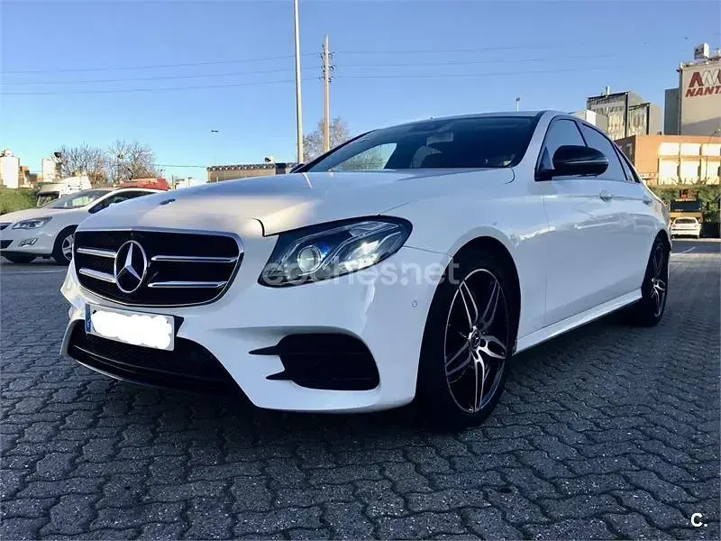 Usado Mercedes E220 194 CV (142 kW) 2018 Blanco Berlina