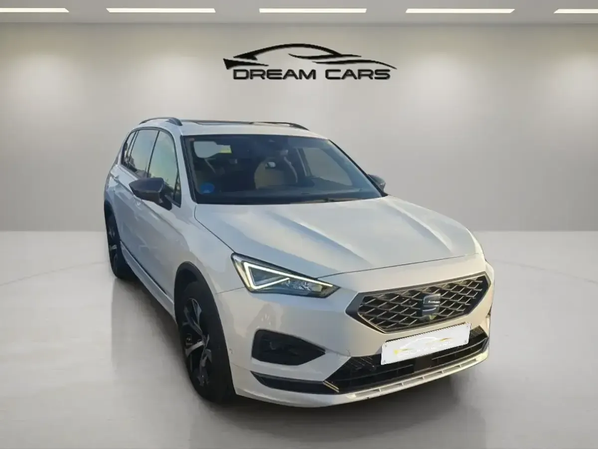 Usado Seat Tarraco FR 245 CV (180 kW) 2021 Blanco SUV