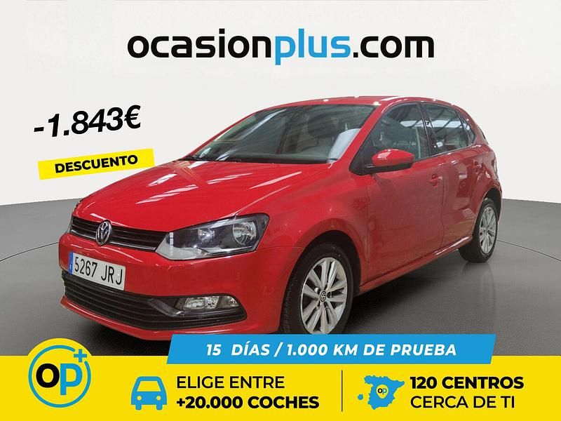 Usado VW Polo 75 CV (55 kW) 2016 Rojo
