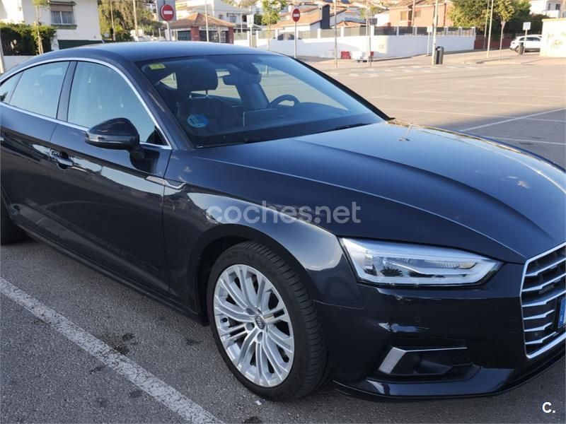 Azul Usado 2017 Audi A5 Sportback Sport Berlina | 33.900 € - Imagen 1/4