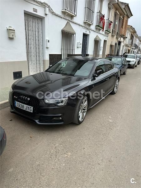 Usado Audi A5 Sportback Advanced 150 CV (110 kW) 2017 Negro Utilitario