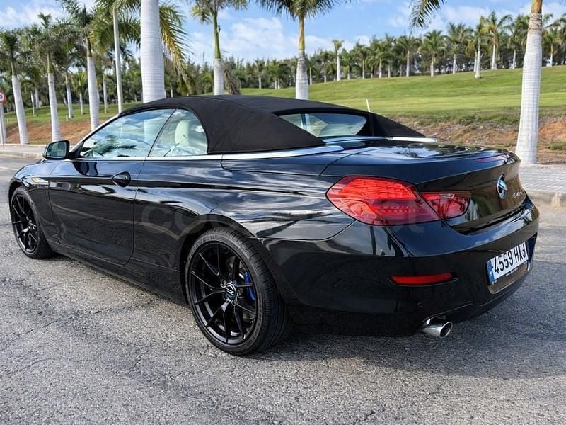 Usado BMW 640 Cabriolet 313 CV (230 kW) 2014 Negro Descapotable