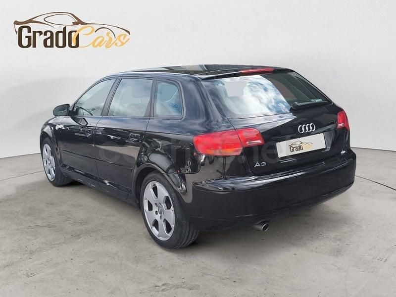 Usado Audi A3 Ambition 115 CV (84 kW) 2007 Negro Utilitario