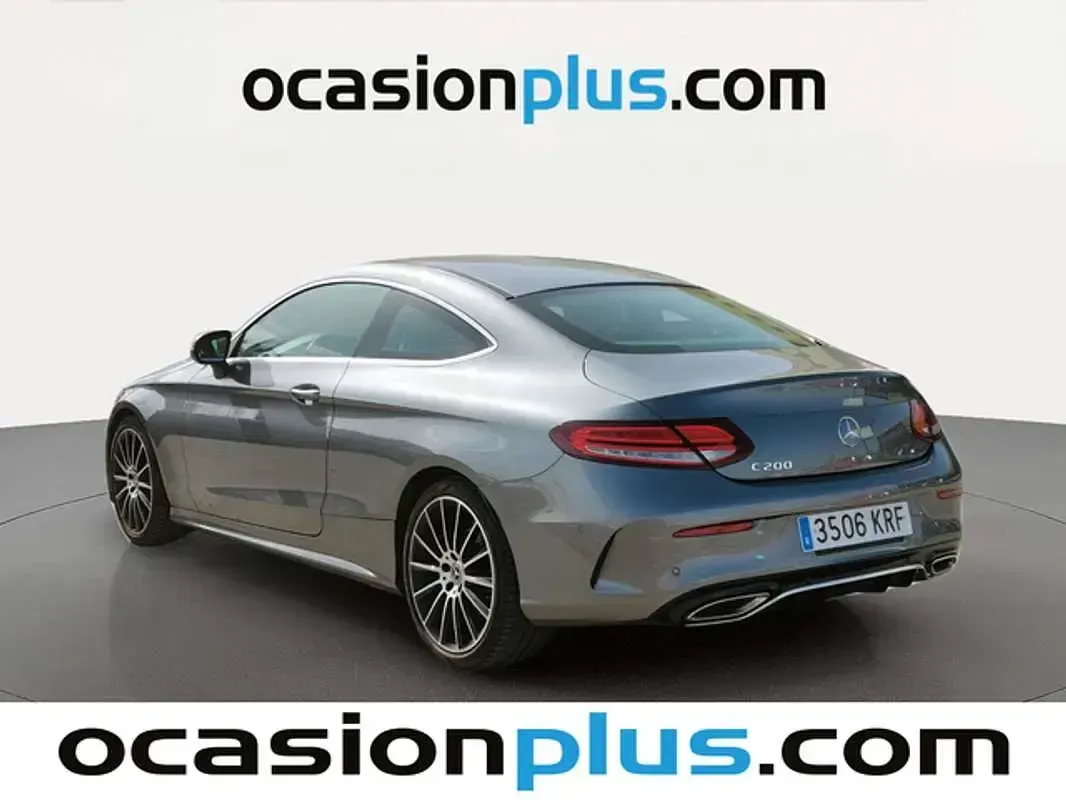 Usado Mercedes C200 184 CV (135 kW) 2018 Gris Coupe