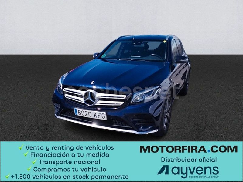 Azul Usado 2017 Mercedes GLC220 SUV | 29.200 € (Precio justo) - Imagen 1/4