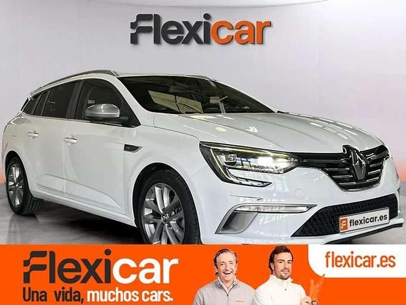 Blanco Usado 2017 Renault Mégane GrandTour GT-Line Familiar | 11.990 € (Precio justo) - Imagen 1/4