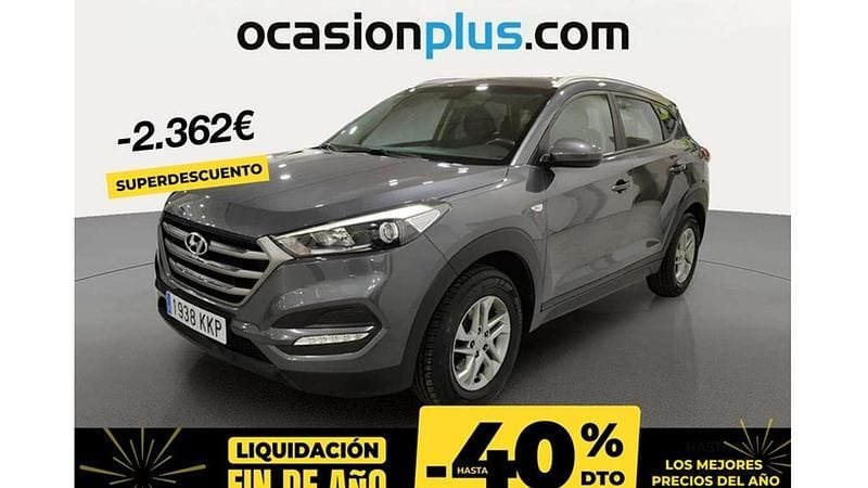 Gris Usado 2018 Hyundai Tucson SUV | 16.628 € (Buen precio) - Imagen 1/4