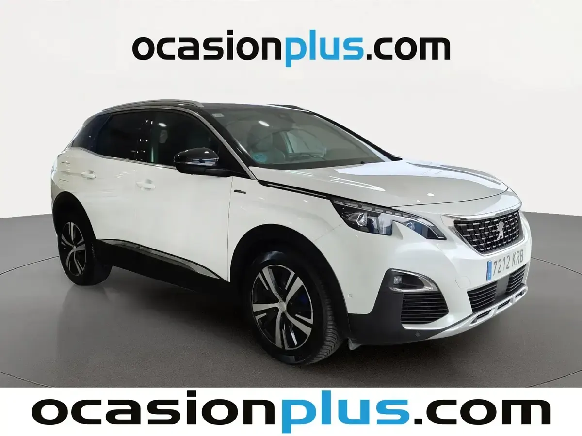 Usado Peugeot 3008 GT-line 130 CV (95 kW) 2018 Blanco SUV